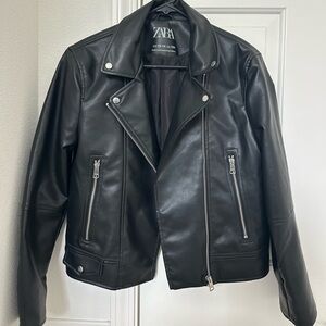 Zara Faux Leather Jacket